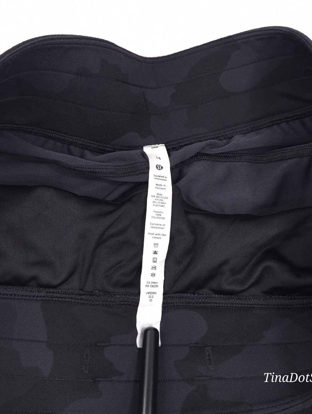 Lululemon Women's Ready to Rulu High-Rise Cropped Jogger Camo Deep Coal Sz 14 - Picture 6 of 8